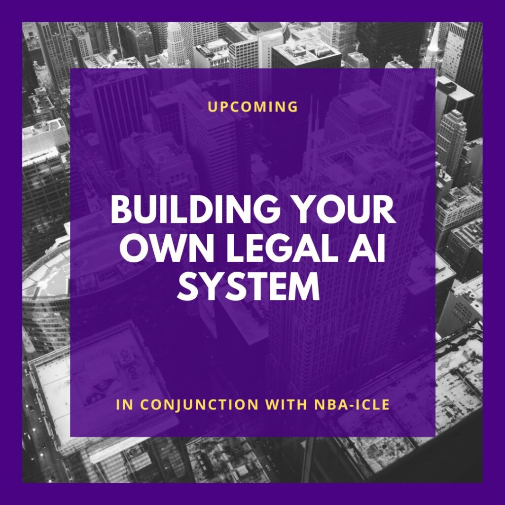 Building your own Legal AI System