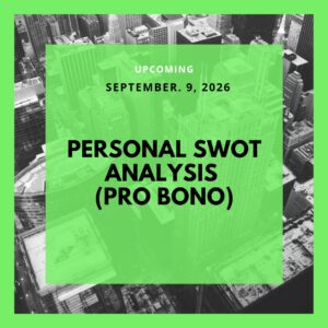 Personal SWOT Analysis (Pro Bono)